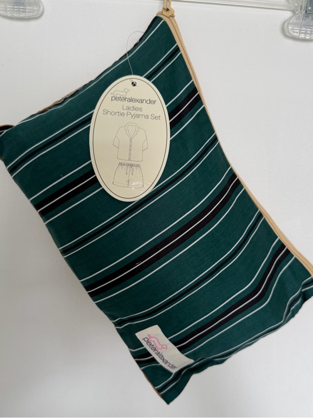 Harry Poter,  Green and Black Striped Ladies Shortie Pyjama Set, Peteralexander